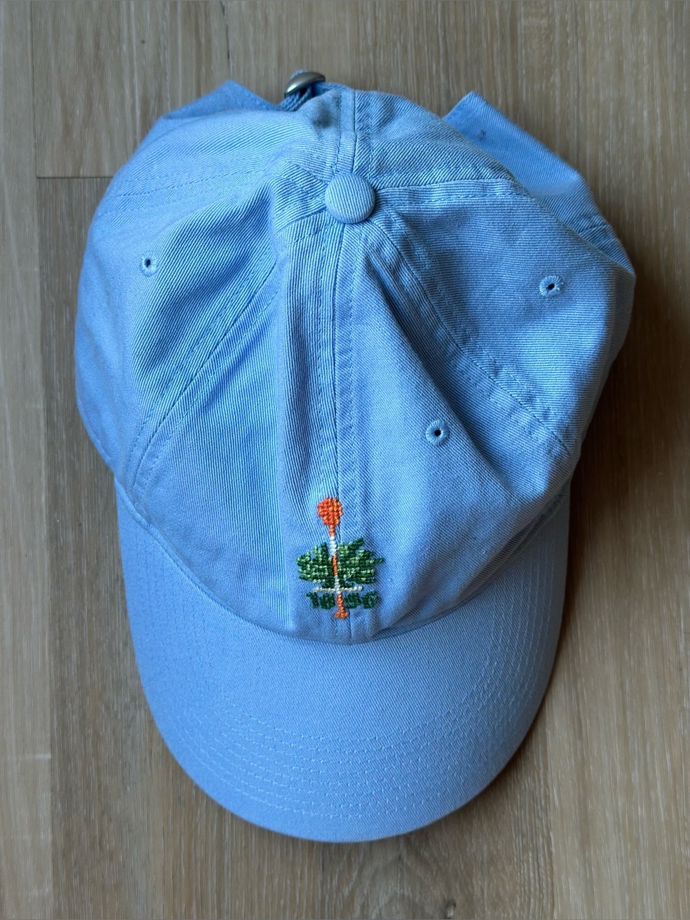 Smathers & Branson Merion Golf Club 1896 Hat Needlepoint Blue Wicker Basket Cap - Picture 6 of 6